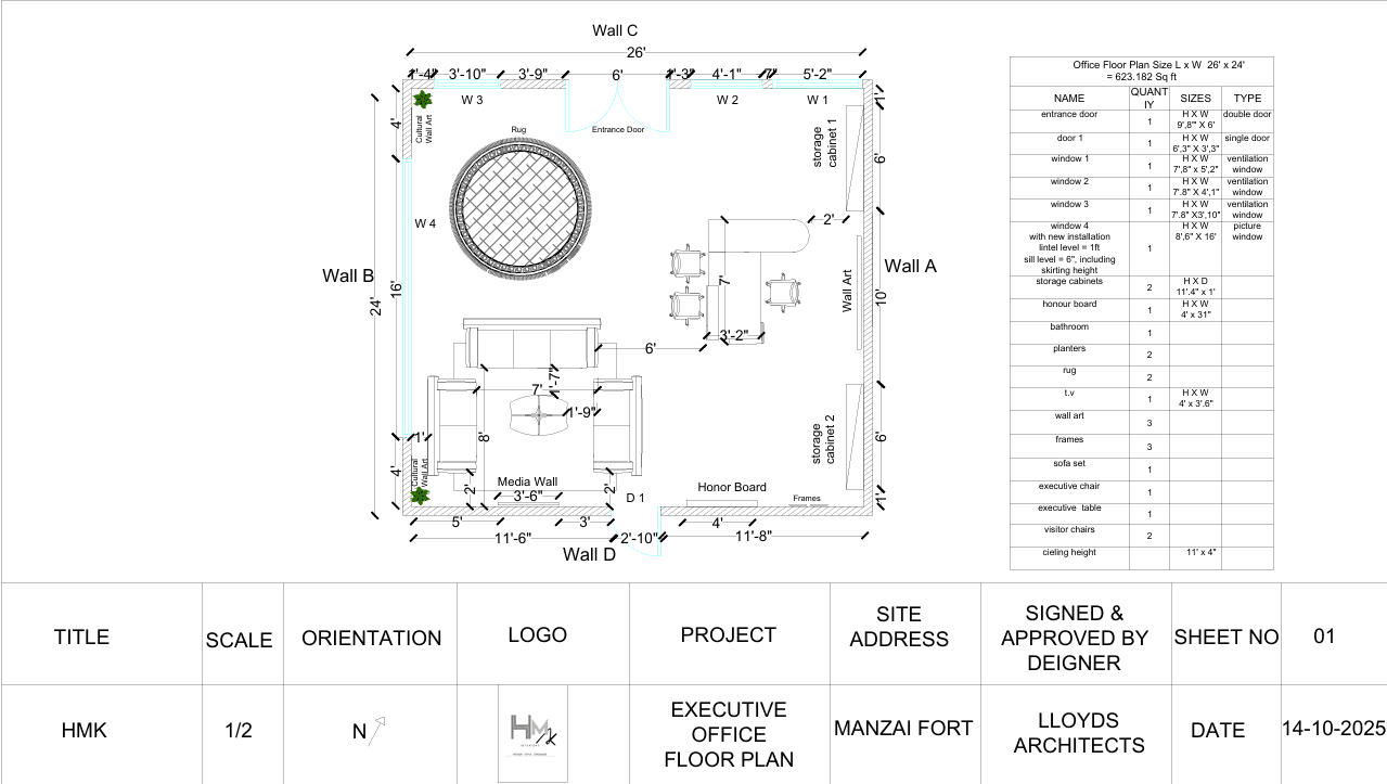 Executive Office Plan