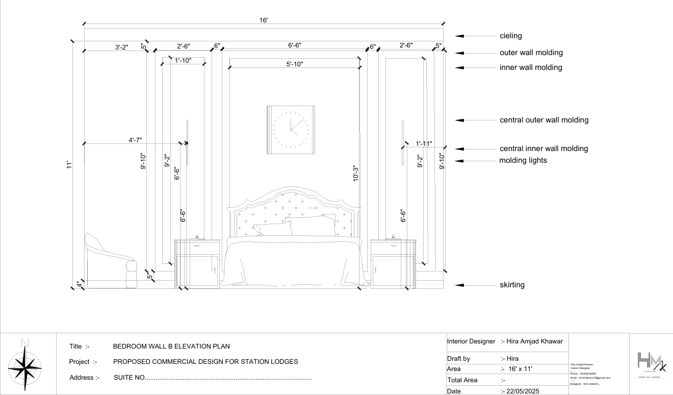 Bedroom Elevation Layout 2